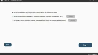 Free PDF Password Recovery screenshot