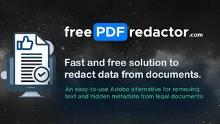 Free PDF Redactor screenshot