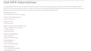 Free Text to Speech MP3 Audio Files screenshot