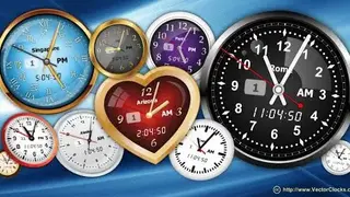 Free Vector Clocks screenshot