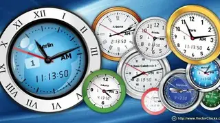 Free Vector Clocks screenshot