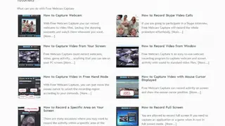 Free Webcam Capture screenshot