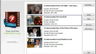 Free YouTube to Mp3 Wma Converter screenshot