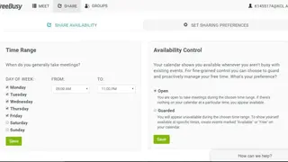 FreeBusy screenshot