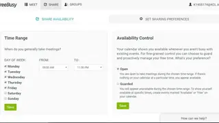 FreeBusy screenshot