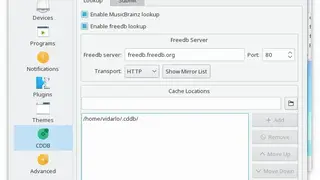 Freedb screenshot