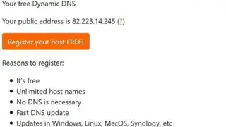 FreeDDNS screenshot