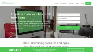 Freedom for Mac or Windows screenshot