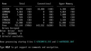 FreeDOS screenshot