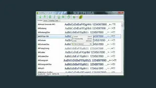Free&Easy Font Viewer screenshot