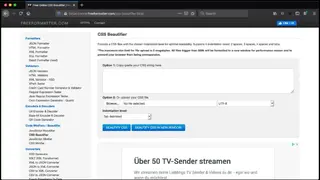 FreeFormatter screenshot