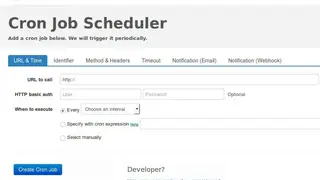 FreeFormatter Cron Expression Generator & Explainer screenshot