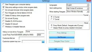 Freegate screenshot