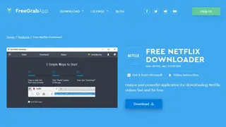 FreeGrabApp Free Netflix Download screenshot