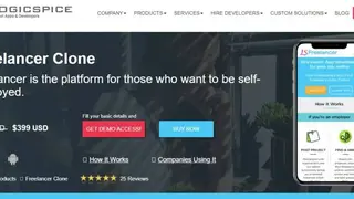 Freelancer Clone By Logicspice screenshot