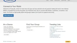 FreeLists screenshot