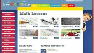 FreeMathHelp screenshot