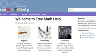 FreeMathHelp screenshot
