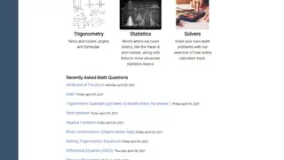 FreeMathHelp screenshot