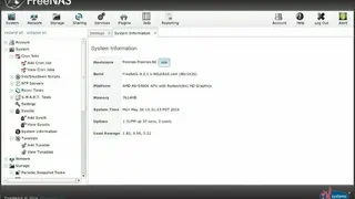 FreeNAS screenshot