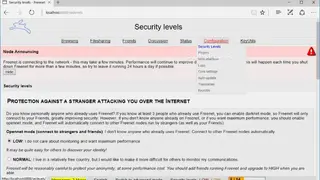 Freenet screenshot
