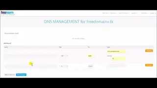Freenom screenshot