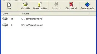 FreeOTFE screenshot