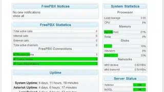 Freepbx screenshot
