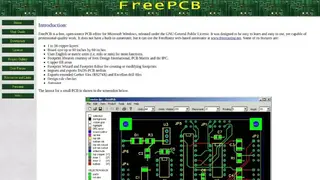 FreePCB screenshot
