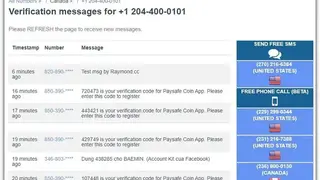 Freephonenum screenshot