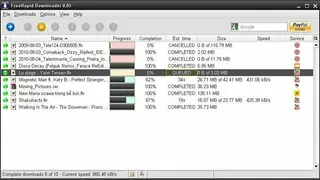 FreeRapid Downloader screenshot