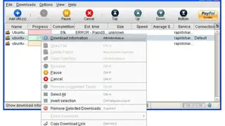 FreeRapid Downloader screenshot