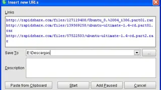FreeRapid Downloader screenshot