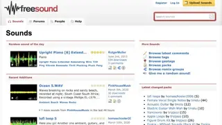 Freesound screenshot