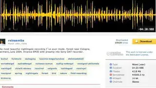 Freesound screenshot