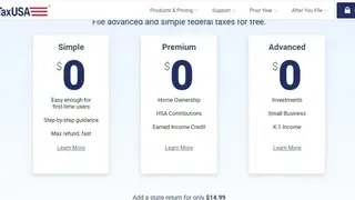 FreeTaxUSA screenshot
