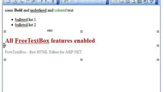 FreeTextBox screenshot