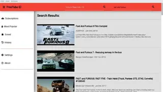 FreeTube screenshot