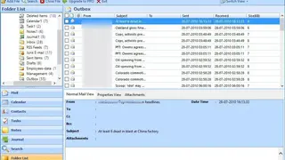 Freeviewer PST Viewer screenshot