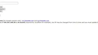 FreeWebHostingArea screenshot
