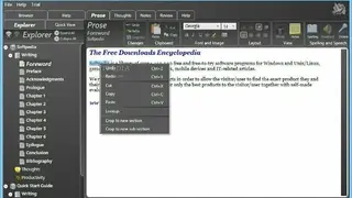 FreeWriter screenshot