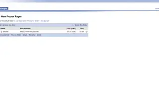 FreezePage screenshot
