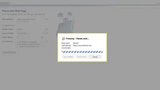 FreezePage screenshot