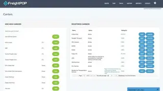 FreightPOP screenshot