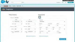 Freightview screenshot