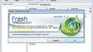 Fresh WebSuction screenshot