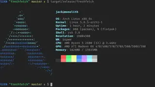 Freshfetch screenshot