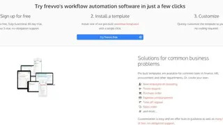 Frevvo Low Code Workflow Automation screenshot