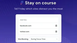 Friday: Planner, Tasks, Website Blocker screenshot