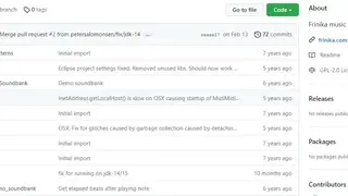 Frinika screenshot
